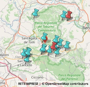 Mappa 82010 Bucciano BN, Italia (7.07944)