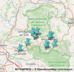 Mappa 82010 Bucciano BN, Italia (5.46182)