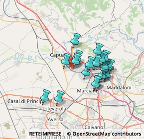 Mappa Via Salvador Allende, 81055 Santa Maria Capua Vetere CE, Italia (5.9675)