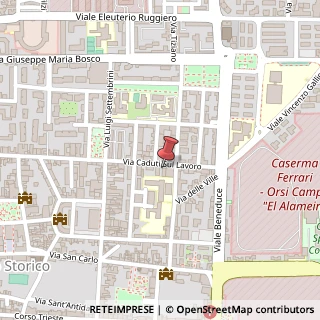 Mappa Via Caduti sul Lavoro, 38, 81100 Caserta, Caserta (Campania)