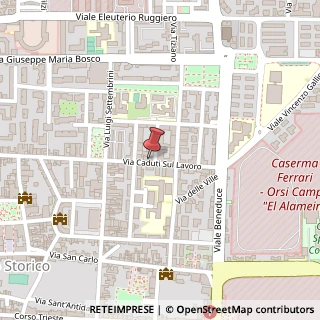 Mappa Via Caduti sul Lavoro, 41, 81100 Caserta, Caserta (Campania)