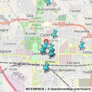Mappa Via Bernardo Tanucci, 81100 Caserta CE, Italia (0.8675)