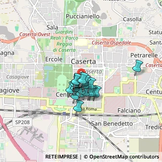 Mappa Via Bernardo Tanucci, 81100 Caserta CE, Italia (0.5345)