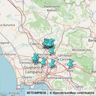 Mappa Via Bernardo Tanucci, 81100 Caserta CE, Italia (8.34538)