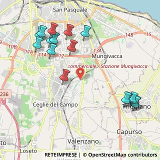 Mappa Strada Giardinelli, 70125 Bari BA, Italia (2.70188)