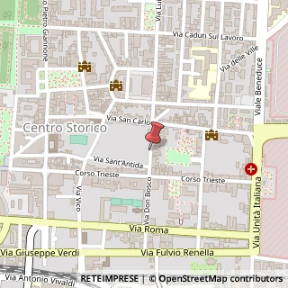 Mappa Via Cristoforo Colombo,  27, 81100 Caserta, Caserta (Campania)