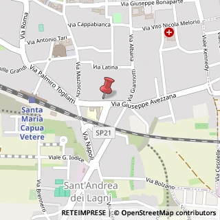 Mappa Via Avezzana, 122, 81055 Santa Maria Capua Vetere, Caserta (Campania)