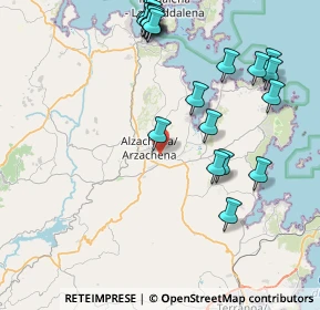 Mappa Via Filigheddu, 07021 Arzachena SS, Italia (10.102)