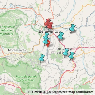 Mappa Via Fondovalle Sabato, 82010 Ceppaloni BN, Italia (6.71417)