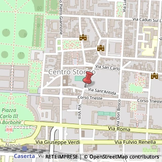 Mappa Via San Giovanni, 20, 81100 Caserta, Caserta (Campania)
