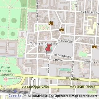 Mappa Via Sant'Agostino, 26, 81100 Caserta, Caserta (Campania)