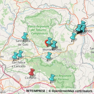 Mappa Via Bacile, 82013 Bonea BN, Italia (11.0065)