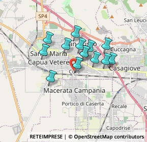 Mappa Traversa C. B. Cavour, 81040 Curti CE, Italia (1.35214)