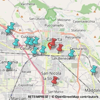 Mappa Via Mazzocchi Alessio Simmaco, 81100 Caserta CE, Italia (2.51143)