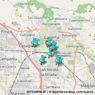 Mappa Largo Sant'Elena, 81100 Caserta CE, Italia (1.22818)