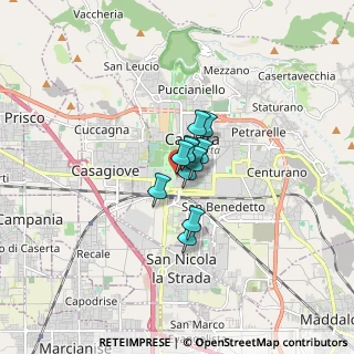 Mappa Via Mazzocchi Alessio Simmaco, 81100 Caserta CE, Italia (0.75455)