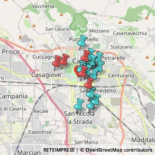 Mappa Via Mazzocchi Alessio Simmaco, 81100 Caserta CE, Italia (1.072)