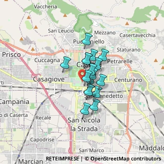 Mappa Via Mazzocchi Alessio Simmaco, 81100 Caserta CE, Italia (1.05765)