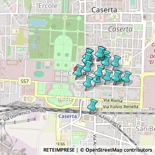 Mappa Via Mazzocchi Alessio Simmaco, 81100 Caserta CE, Italia (0.35368)
