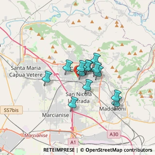 Mappa Largo Sant'Elena, 81100 Caserta CE, Italia (2.45615)