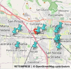 Mappa Via Strada, 81022 Casagiove CE, Italia (2.21846)