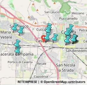 Mappa Via Strada, 81022 Casagiove CE, Italia (2.14059)