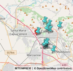 Mappa 81055 Casagiove CE, Italia (3.21917)