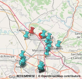 Mappa Via Strada, 81022 Casagiove CE, Italia (9.533)
