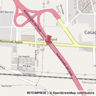 Mappa Via Nazionale Appia, 395, 81022 Casagiove, Caserta (Campania)