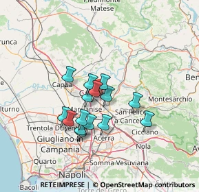 Mappa Via Francesco Petrarca, 81100 Caserta CE, Italia (11.356)