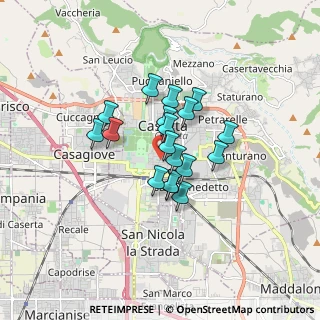 Mappa Via San Giovanni, 81100 Caserta CE, Italia (1.22222)
