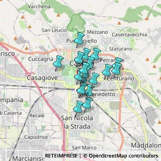 Mappa Via San Giovanni, 81100 Caserta CE, Italia (1.09)