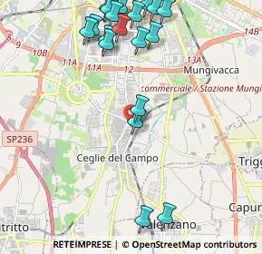 Mappa Piazza Umberto I, 70100 Bari BA, Italia (2.7915)