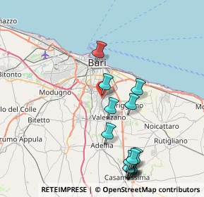 Mappa Piazza Umberto I, 70100 Bari BA, Italia (9.68357)