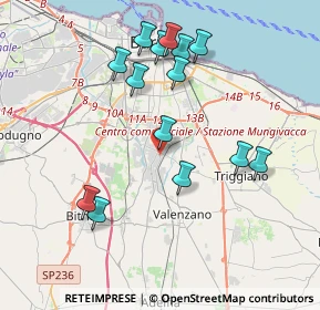 Mappa Piazza Umberto I, 70100 Bari BA, Italia (4.14071)