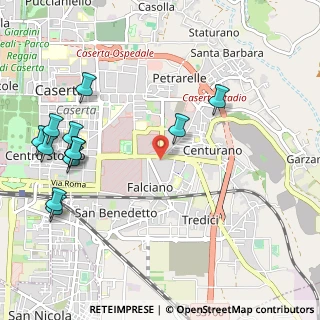 Mappa Via dei Bersaglieri, 81100 Caserta CE, Italia (1.39083)