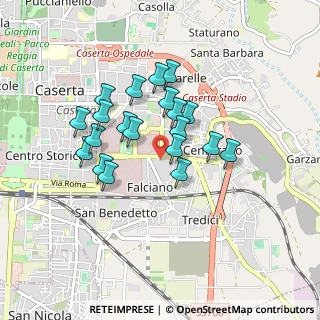 Mappa Parco Ippi, 81100 Caserta CE, Italia (0.772)