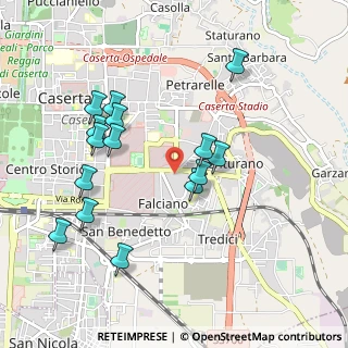 Mappa Viale dei Bersaglieri, 81100 Caserta CE, Italia (1.05267)
