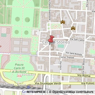 Mappa Via Giuseppe Mazzini, 27, 81100 Caserta, Caserta (Campania)