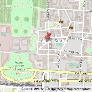 Mappa Via Giuseppe Mazzini, 33, 81100 Caserta, Caserta (Campania)