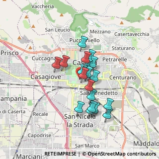 Mappa Piazza S. Sebastiano, 81100 Caserta CE, Italia (1.34895)
