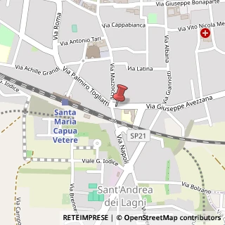 Mappa Via Giuseppe Avezzana, 10, 81055 Santa Maria Capua Vetere, Caserta (Campania)