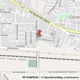 Mappa Via D'acquisto Salvo, 81040 Casapulla, Caserta (Campania)