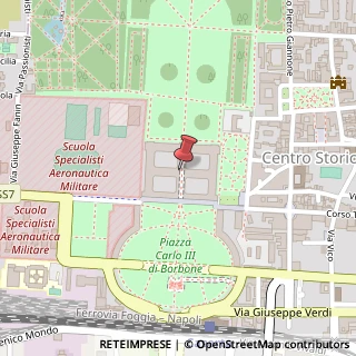 Mappa Via Raffaele Gasparri, 1, 81100 Caserta, Caserta (Campania)