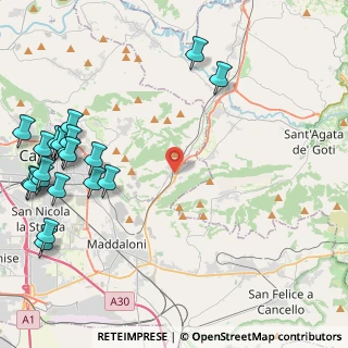 Mappa Via Carlo III di Borbone, 81020 Valle di Maddaloni CE, Italia (6.443)
