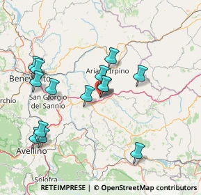 Mappa Montecalvo Irpino, 83035 Grottaminarda AV, Italia (15.98643)