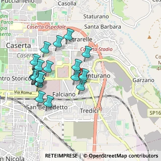 Mappa Largo Giovanni Tescione, 81100 Caserta CE, Italia (1.0395)