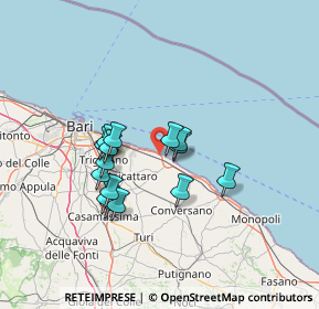 Mappa Strada Complanare Ovest, 70042 Mola di Bari BA, Italia (12.01467)