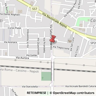 Mappa Via Salvo D'Acquisto, 28, 81020 Casapulla, Caserta (Campania)