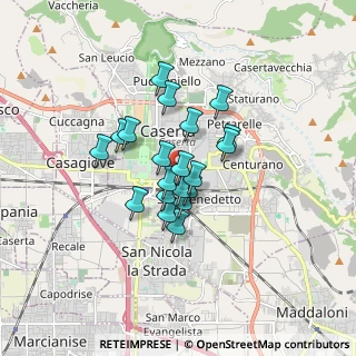 Mappa Piazza Aldo Moro, 81100 Caserta CE, Italia (1.2435)